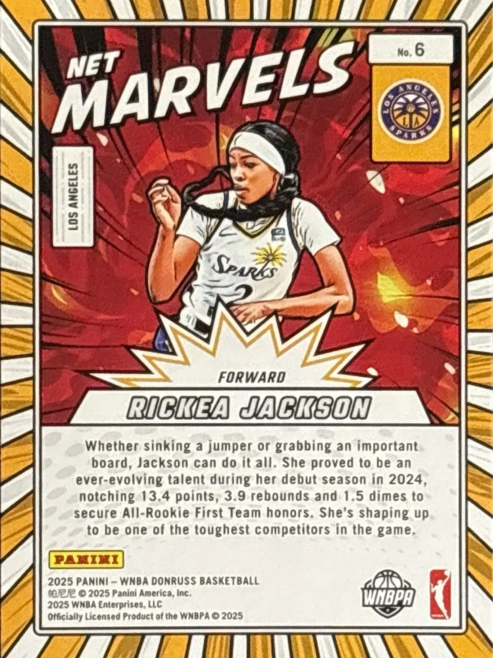 Panini Marvels Basketball Card - Rickea Jackson